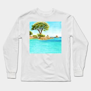 Mediterranean island Long Sleeve T-Shirt